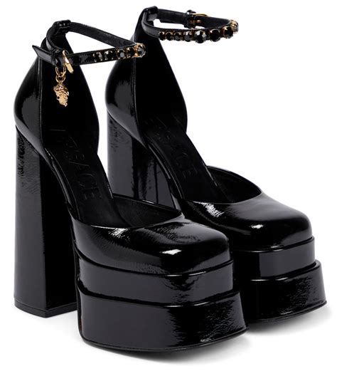 versace medusa pump outlet|Versace double platform pumps medusa.